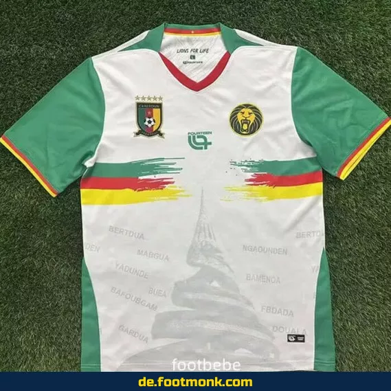 Fußballtrikot Kamerun 2025/2026 Weiß – Authentisches Herren Trikot | Günstig Online Kaufen