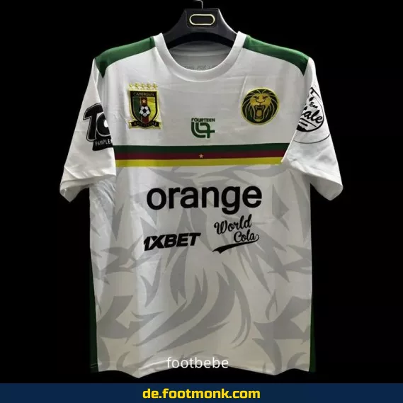Fußball Trainings-Trikot Kamerun 2025/2026 Weiß – Herren, Damen & Kinder – Günstig online kaufen