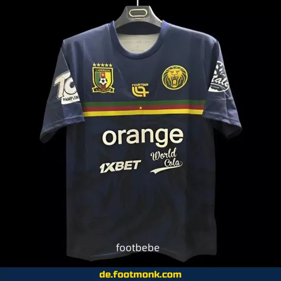 Fußballtrikot Kamerun 2025/2026 Trainingsshirt blau – Günstig online kaufen | Authentisches Fussballtrikot für Herren, Damen & Kinder