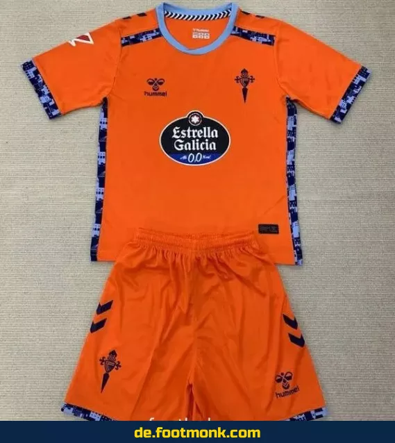 FC Celta de Vigo Kinder Auswärtstrikot 2024/2025 – Orange – Günstige Fußballtrikots online kaufen