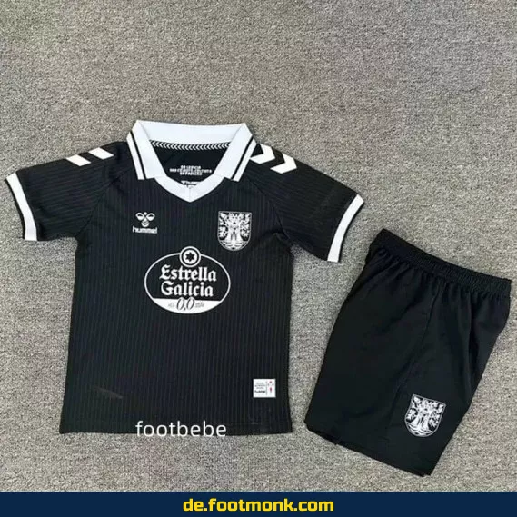 Celta de Vigo Kinder Fußballtrikot 2025 – 100 Jahre Olivier Edition – Schwarz | Günstige Vereinstrikots | Authentisches Nachwuchstrikot