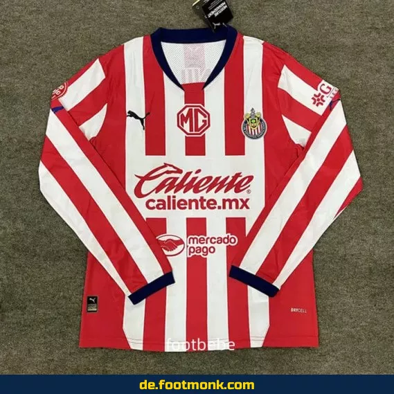 **Chivas Guadalajara Heimtrikot 2024/2025 Langarm – Herren Fußballtrikot – Offizielles Vereinstrikot – Jetzt günstig kaufen**