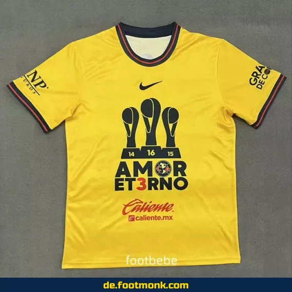 Club América 2024 Heimtrikot – Drei Meisterschaften Edition (Gelb) – Authentisches Fußballtrikot für Herren, Damen & Kinder – Jetzt günstig online kaufen