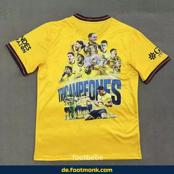 Club América 2024 Heimtrikot – Drei Meisterschaften Edition (Gelb) – Authentisches Fußballtrikot für Herren, Damen & Kinder – Jetzt günstig online kaufen
