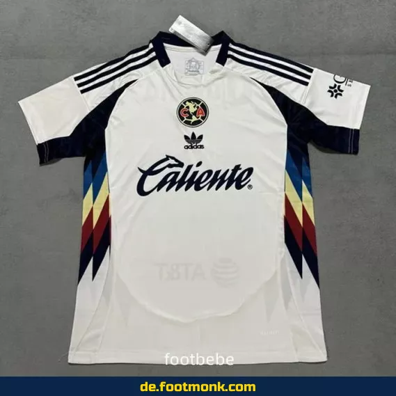 Club América Retro Trikot 2025/2026 weiß – Authentisches Fußballtrikot Herren/Damen/Kinder | Vintage Vereinstrikot | Nike/Adidas | Personalisierbar