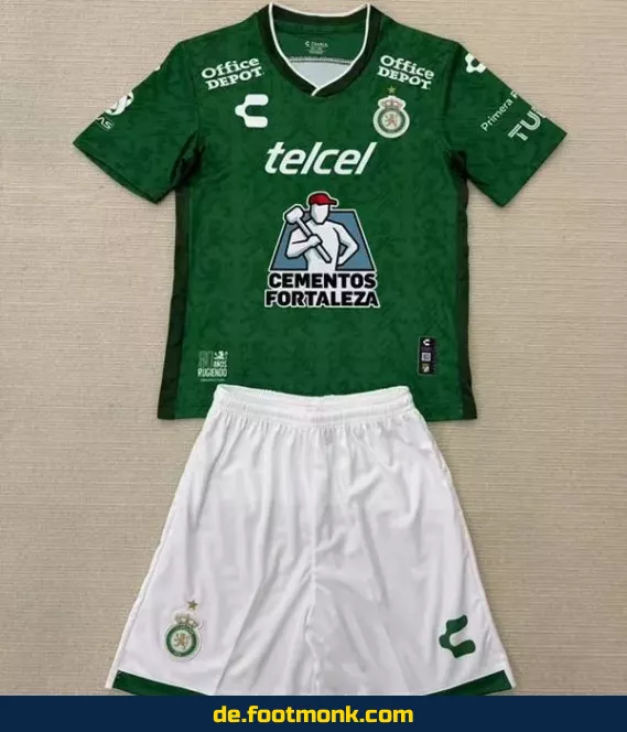 Club León F.C. Kinder Trikot 2025/2026 – Grün | Günstige Fußballtrikots für Jungen & Mädchen | Authentisches Vereinstrikot | Fußballtrikot online kaufen