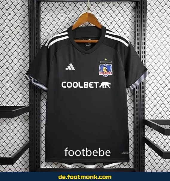 Colo-Colo Heimtrikot 2024/2025 – Herren Fußballtrikot schwarz – Authentisches Vereinstrikot