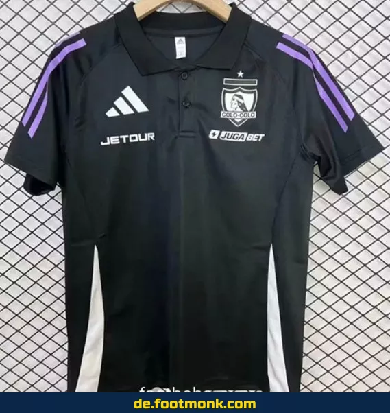 Colo-Colo Polo Fußballtrikot 2025/2026 – Herren Schwarz | Authentisches Vereinstrikot | Günstig online kaufen