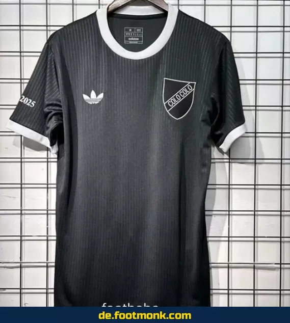 Colo-Colo Retro Trikot 2025/2026 - Schwarz | Authentisches Fußballtrikot | Herren, Damen & Kinder | Vintage Design | Günstig online kaufen