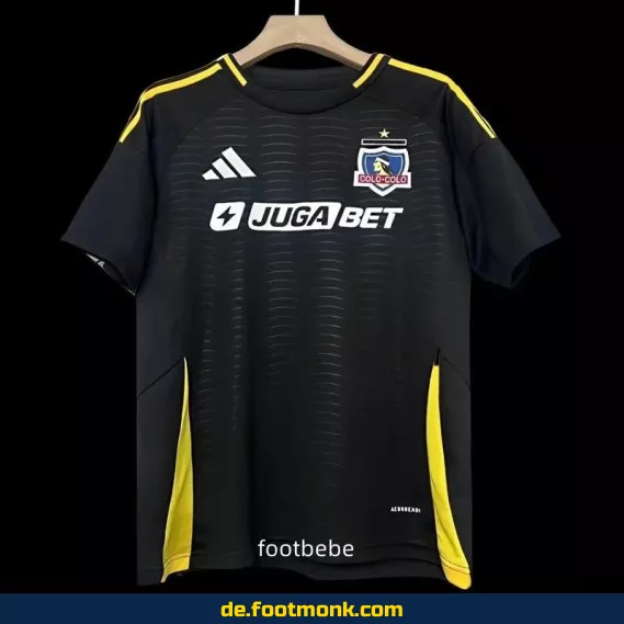 Colo-Colo Auswärtstrikot 2025/2026 – Schwarzes Fußballtrikot für Herren | Günstig online kaufen | Authentisches Vereinstrikot