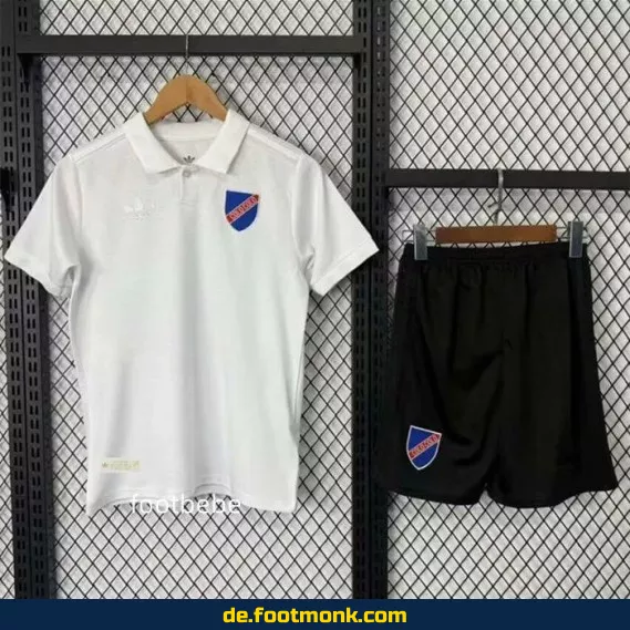 Colo-Colo Retro Kinder Fußballtrikot 2025/2026 – Weiß | Günstige Authentische Vereinstrikots | Fußballtrikots für Kinder online kaufen