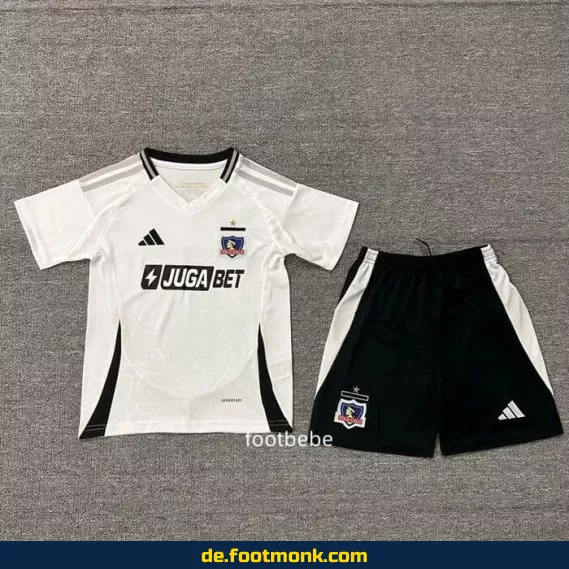 Colo-Colo Kinder Fußballtrikot 2025/2026 Heim weiß – Günstige authentische Vereinstrikots für Jungen & Mädchen