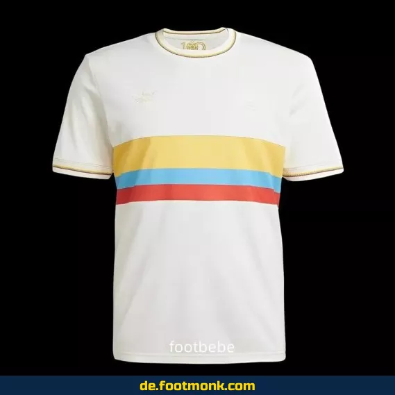 Colombia Heimtrikot 2024/2025 100 Jahre Weiß – Authentisches Fußballtrikot für Herren, Damen & Kinder | Günstig online kaufen | Personalisierbar mit Nummer & Name