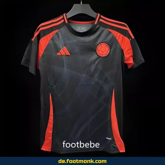 Colombia Auswärtstrikot 2024/2025 – Herren/Damen/Kinder – Authentisches Fußballtrikot – Schwarz – Jetzt günstig online kaufen | Personalisierbar mit Namen & Nummer