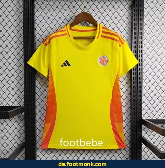 Frauen Fußballtrikot Kolumbien 2024/2025 Heim gelb – Günstige Fussballtrikots online kaufen | Authentisches Damen Trikot