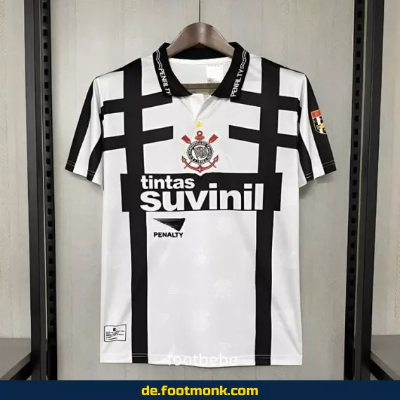 Vintage Corinthians Trikot 1996/97 – Drittes Trikot – Retro Fußballtrikot Herren/Damen – Authentisches Vereinstrikot – Nike/Adidas