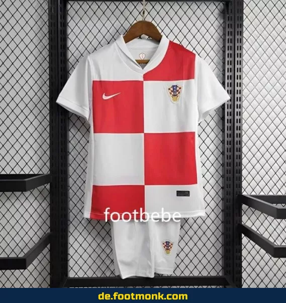 Kroatien Heimtrikot Kinder EM 2024 – Günstige Fußballtrikots online kaufen