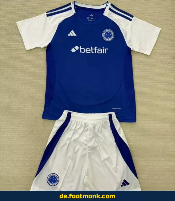 CRUZEIRO Kinder Fußballtrikot Heim 2025/2026 – Günstige Fussballtrikots online kaufen