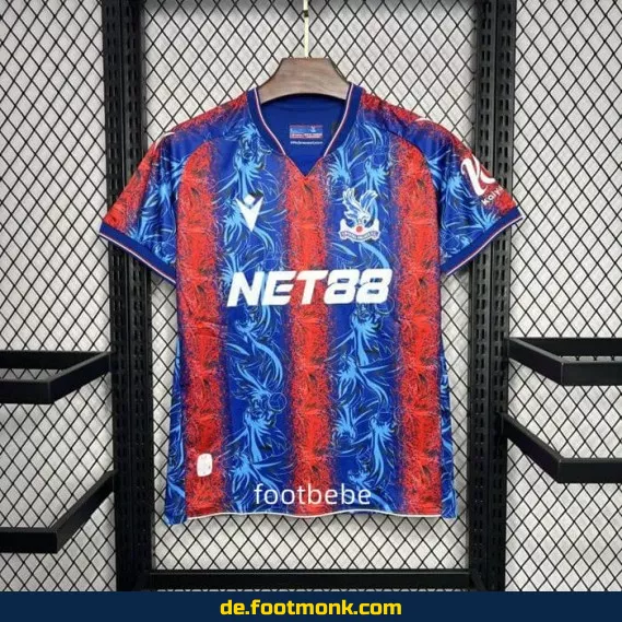 Authentisches Crystal Palace Heimtrikot 2024/2025 – Fußballtrikot Herren/Damen/Kinder | Günstig online kaufen | Personalisierbar mit Nummer & Name