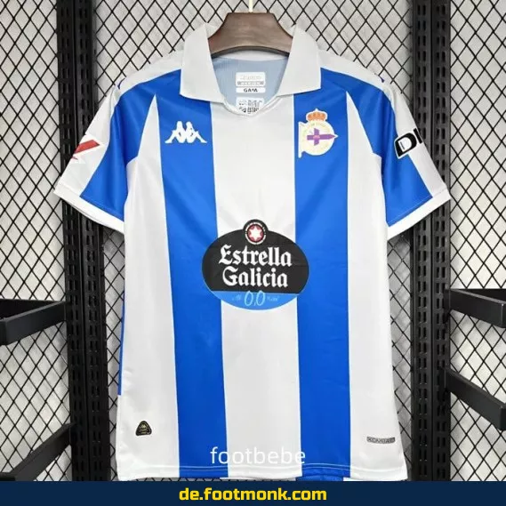Deportivo La Coruna Heimtrikot 2024/2025 – Authentisches Fußballtrikot für Herren, Damen & Kinder | Günstig online kaufen | Personalisierbar mit Nummer & Name