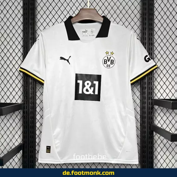 Borussia Dortmund Trikot 2024/2025 Drittes Trikot Weiß – Herren Damen Kinder – Authentisches Fußballtrikot – Nike/Adidas – Bundesliga Trikots – Personalisierbar