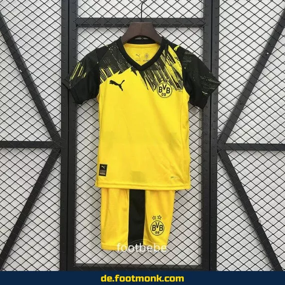 Borussia Dortmund Heimtrikot Kinder 2025/2026 – Günstige Fußballtrikots online kaufen | Authentisches Vereinstrikot | Fußballtrikot mit Beflockung