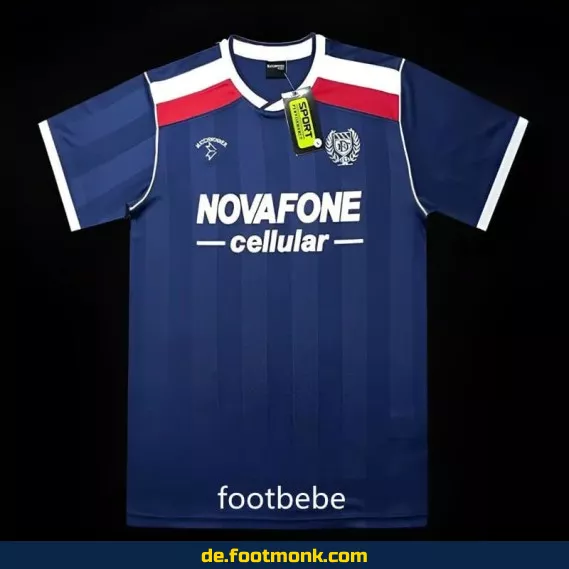 Vintage Fußballtrikot Dundee 1987-1989 Heim – Retro Vereinstrikot Herren/Damen/Kinder – Authentisches Retro-Trikot