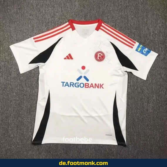 Fortuna Düsseldorf Auswärtstrikot 2024/2025 weiß – Authentisches Fußballtrikot Herren/Damen/Kinder | Günstige Bundesliga-Trikots | Nike/Adidas | Personalisierbar mit Nummer & Name