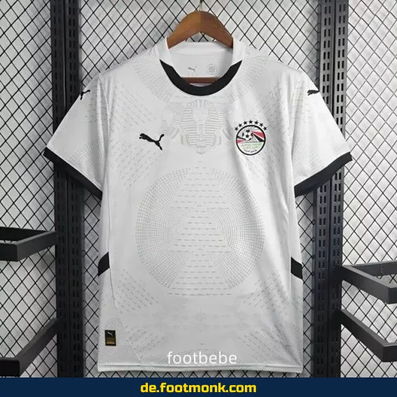Ägypten Auswärtstrikot 2024/2025 Weiß – Fußballtrikot Herren/Damen/Kinder | Günstig Online Kaufen | Authentisches Vereinstrikot