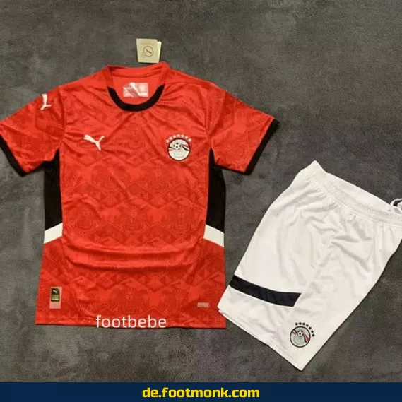 Ägypten Heimtrikot Kinder 2024/2025 – Rot | Günstige Fußballtrikots online kaufen | Authentische Kinder-Fußballtrikots | Nike/Adidas Vereinstrikots