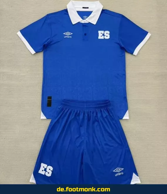 El Salvador Heimtrikot Kinder 2025/2026 – Günstige Fußballtrikots online kaufen
