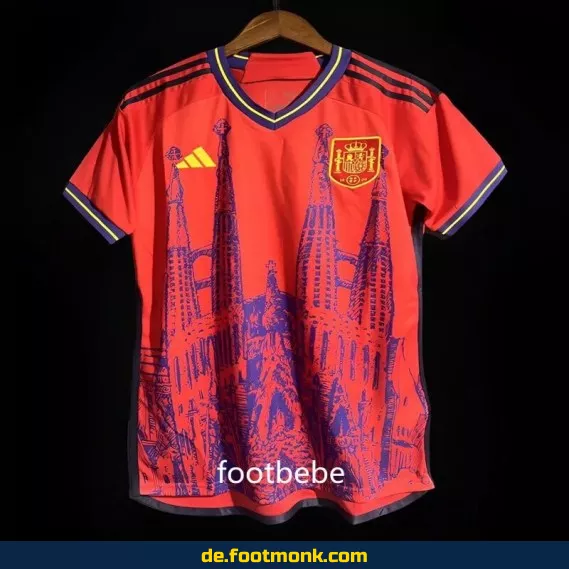 Spanien Heimtrikot 2023/2024 – Rote Sonderedition | Fußballtrikot Herren/Damen/Kinder | Authentisches Fussballtrikot | Nike/Adidas | Personalisierbar