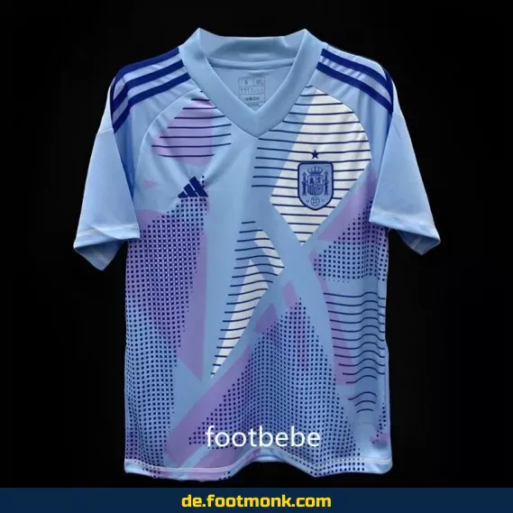 Torwarttrikot Spanien EM 2024 blau – Authentisches Fußballtrikot für Herren – UEFA Euro 2024 Torwartdress