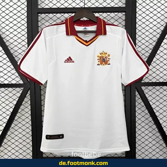 Vintage Spanien Auswärtstrikot 2000 - Retro Fußballtrikot Herren/Damen