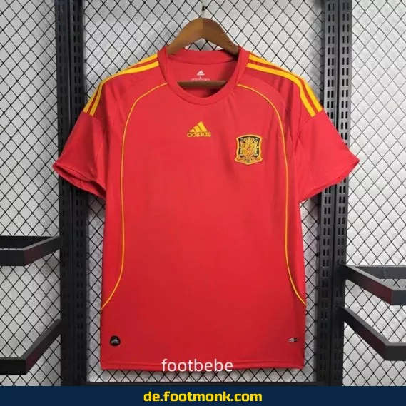 Vintage Spanien Heimtrikot 2010 – Authentisches Retro-Fußballtrikot für Herren