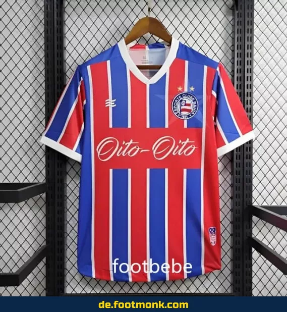 ESPORTE CLUBE BAHIA 2024 Gedenk-Fußballtrikot – Offiziell & Limitierte Edition | Herren, Damen & Kinder | Retro Design | Personalisierbar