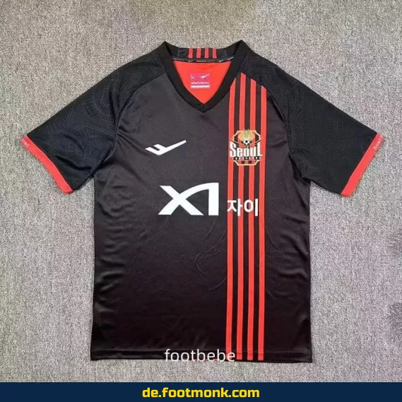 FC Seoul 2025 Heimtrikot Schwarz – Authentisches Fußballtrikot für Herren