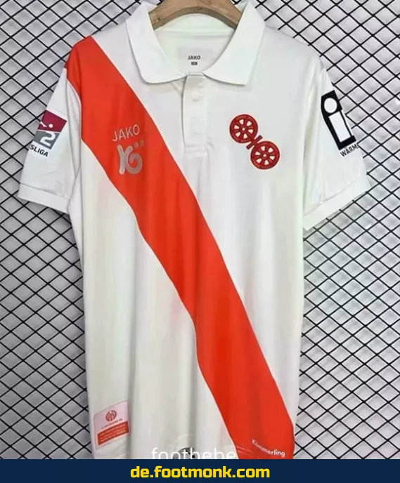 FSV Mainz 05 Heimtrikot 2025 – 120 Jahre Jubiläumsedition | Offizielles Fußballtrikot Herren/Damen/Kinder | Bundesliga Trikot | Personalisierbar mit Name & Nummer