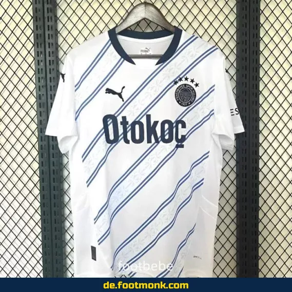 Fenerbahçe Auswärtstrikot 2024/2025 Weiß – Fußballtrikot Herren/Damen/Kinder | Günstige Vereinstrikots | Nike/Adidas | Personalisierbar