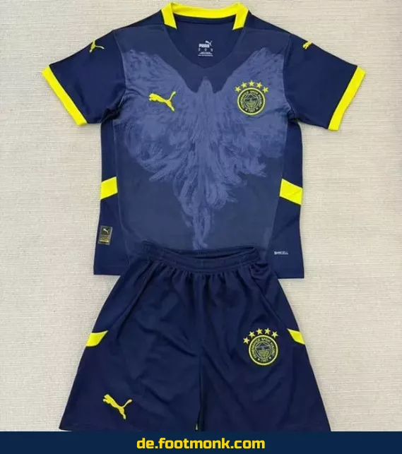 Fenerbahçe Kinder Fußballtrikot 2025/2026 – Blaues Vereinstrikot für Jungen & Mädchen | Günstige Fussballtrikots online kaufen