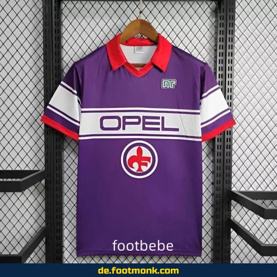 Vintage Fiorentina Heimtrikot 1984/85 – Lila Retro Fußballtrikot für Herren – Authentisches Vereinstrikot – Retro Fussballtrikots günstig kaufen