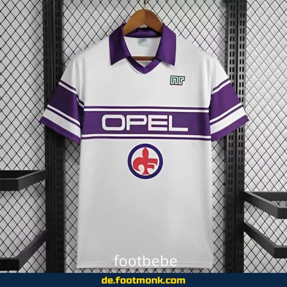 Vintage Fiorentina Auswärtstrikot 1984/1985 – Weißes Retro Fußballtrikot – Authentisches Vereinstrikot – Herren Damen Kinder – Günstig kaufen