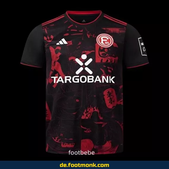 Fortuna Düsseldorf Trikot 2025/2026 Herren/Damen/Kinder – Offizielles Heimtrikot Schwarz – Fußballtrikot günstig online kaufen | Nike/Adidas | Personalisierbar mit Nummer & Name