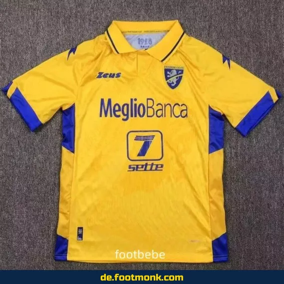 Frosinone Calcio Heimtrikot 2024/2025 – Gelb | Günstige Fußballtrikots | Herren, Damen & Kinder | Authentisches Vereinstrikot | Nike/Adidas | Personalisierbar