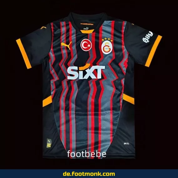 Galatasaray 2024/2025 Drittes Trikot Schwarz – Authentisches Fußballtrikot Herren/Damen/Kinder | Nike/Adidas | Personalisierbar | Günstig online kaufen