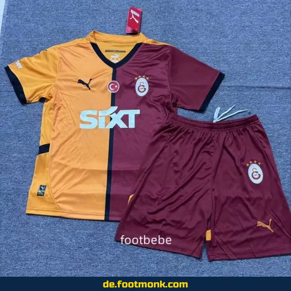 Galatasaray Heimtrikot Kinder 2024/2025 – Fußballtrikots günstig online kaufen | Authentisches Vereinstrikot | Nike/Adidas