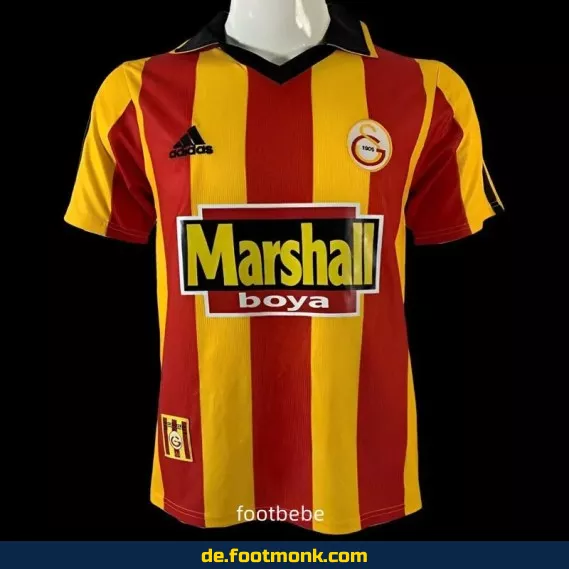 Galatasaray Vintage Heimtrikot 1999/2000 – Retro Fußballtrikot für Herren, Damen & Kinder | Authentisches Vereinstrikot | Fussballtrikots günstig kaufen