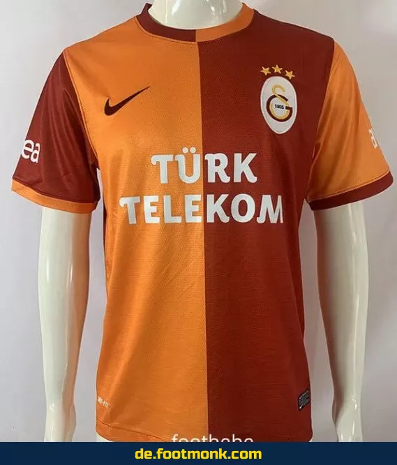 Galatasaray Vintage Heimtrikot 2013/2014 – Retro Fußballtrikot Herren/Damen/Kinder – Authentisches Vereinstrikot – Fussballtrikots günstig kaufen