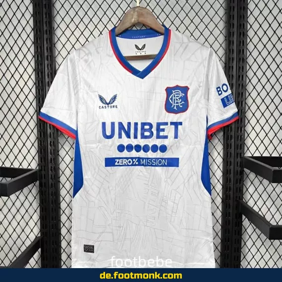 Rangers FC Auswärtstrikot 2024/2025 weiß – Authentisches Fußballtrikot für Herren & Damen | Günstige Fussballtrikots online kaufen | Nike/Adidas Vereinstrikots | Personalisierbar mit Nummer & Name