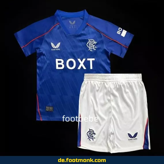 Rangers FC Heimtrikot Kinder 2024/2025 – Fußballtrikot günstig online kaufen | Authentisches Vereinstrikot | Personalisierbar